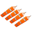 4Pcs Airport Windsock for Outdoor Decorations - UV Ray, Water Resistant,