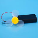 20 x 3-Blade Props Soft Shaft Mini Propeller  Fan Shape DIY Kit New