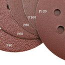 50x 150mm Sanding Discs 40 60 80 100 120 Grit Sander Sandpaper P2O8