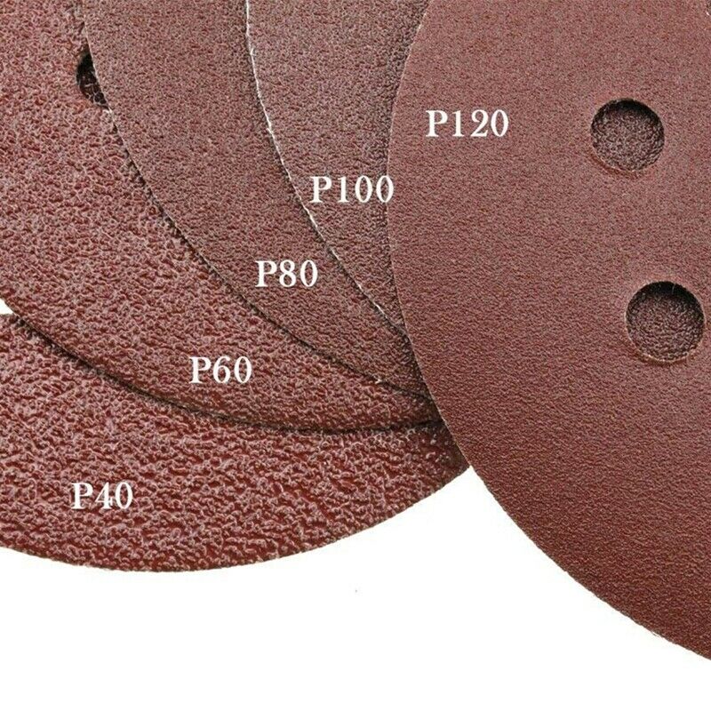 50x 150mm Sanding Discs 40 60 80 100 120 Grit Sander Sandpaper P2O8