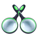 2Pcs Non-Slip Soft Handle 75Mm 10X Magnifying Glass, Hand-Held Reading Magn