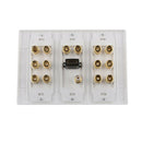 Home Theater 7.1 Surround Sound Speaker Wall Plate + HDMI + Audio Banana