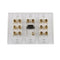Home Theater 7.1 Surround Sound Speaker Wall Plate + HDMI + Audio Banana