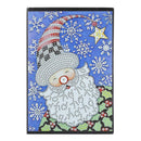 DIY Santa Claus Special Shaped Diamond Painting 60 Pages A5 Office Notebook