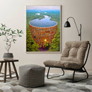 Painting By Numbers Kit DIY Nature Bookshelf Canvas Oil Art Picture Craft