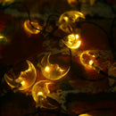 Solar light string 30led moon decoration outdoor Christmas tree courtyard l