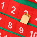 Christmas Advent Calendar Santa Claus Snowman Elk with cloth hooks Decorat Ew