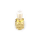 New R410 Brass Adapter 1/4" Male To 5/16" Female Charging Hose To Pump JR
