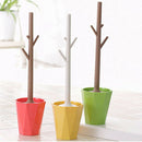Creative tree-shaped toilet brush set detachable bathroom toilet brush toil Q2N3