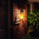 102 LED Solar Light Waterproof 3 Mode Solor Power Fire Flame Wall Light Fli