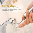 Usb Chargeable Double Spring Whisk Head Electric Milk Frother Stainless Ste S3P8