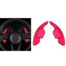 2x Shift Paddle Shifter Extension fit for Audi A3 A4L A5 A6 A7 A8 S5 Q5 Red