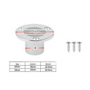 2x Floor Drain Stainless Steel Boat Ship Yacht Plumbing Fittings 7/8''