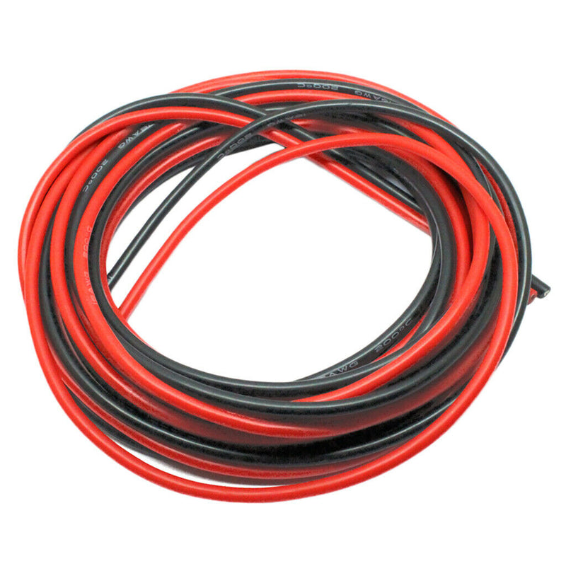 2 Roll 16AWG Super Flexible High Temperature Resistant Silicone Wire Cable