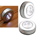 2x LED White Lights Battery Operated LED Touch Light For Drawer Cabinet Closets