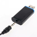 Mini Usb Bluetooth Audio Receiver 3.5Mm Audio Cable Black Wireless Transmis U5D7