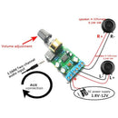 Mini DC 1.8-12V TDA2822M 2.0 Channel Stereo Audio AUX Amplifier Board Module AMP