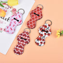 Waterproof Neoprene Floral Colourful Lipstick Chapstick Lip Balm Holder'Keycha3C