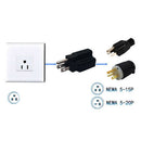 Household electrical adapter NEMA5-15P male to NEMA5-20R female adapter 15-20 3C