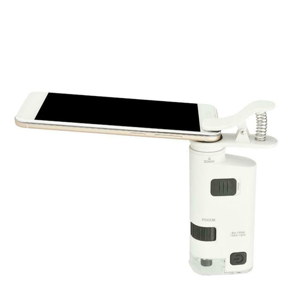 Universal Mobile Phone Microscope 100X-150X Zoom Magnifier Clip Macro Lens A#S