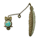 Luminous Night Owl Bookmark Label Read Maker Feather Book Mark Stationery D JR