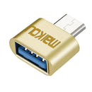 1Pcs Micro USB OTG to USB Adapter Male to Female Data Converter for USB Drive