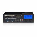 Multifunctional Media Panel 5.25 inch Computer Front Dashboard with SATA/eS U5F8