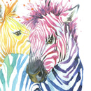 Color Zebra Iron On Patches Washable Heat Transfer Stickers Clothes AppliqueME
