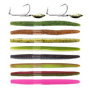 15pcs Imitation Earthworm Artificial Soft Bait Fishing Lures
