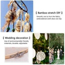Brand New Set Of 7 Pack Embroidery Bamboo Hoop,7 Sizes Round Cross Stitch H