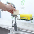 Adjustable Stainless Steel Sink Storage Hanging Basket F0L6 Faucet Shelf-Sp C8M3