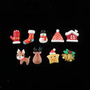30x Christmas Element Scrapbooking Embellishments Album Decors DIY Button
