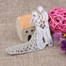 Bride Groom Wedding Couple Metal Cutting Dies Stencils DIY Scrapbooking