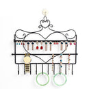 Iron Heart Earrings Display Rack Bracelet Necklace Stand Jewelry Showcase