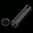 10 Pieces Plastic Tube Coin/ Medicine Storage Display Container Tube Holders