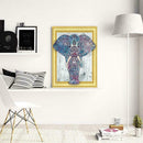 5D DIY Special Shaped Diamond Painting Elephant Embroidery Mosaic Craft Kit