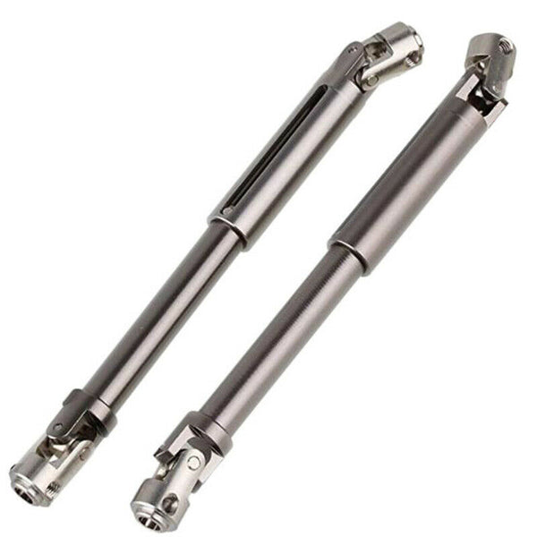 2pcs Scx10 Steel Universal Drive Shaft With Cvd 90-115mm For 1/10 Scale Mod Y2F1