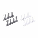 2Pcs/set Drain Stand Dish Drying Plastic Rack Drainer Storage Newest Useful
