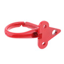 Aluminum Motorcycle Holder Carry Helmet Bag Bottle Hanger Hook Red