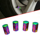 Chrome Aluminum Tire/Rim Valve/Wheel Air Port Dust Cover Stem Cap/Caps Useful x4