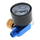 Spray Gun Air Regulator Gauge Adjustment Controller Valve Universal Yellow