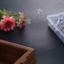 50pcs Rhinestone Head Pins DIY Sew Straight Dressmaking Fixing Needles Tool