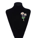 Alloy Drop Glazed Pearls Pineapple Tree Brooch Alloy Exquisite Brooch