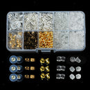 1040 Pcs Earring Safety Backs DIY Jewelry Findings Making Supplies With Box