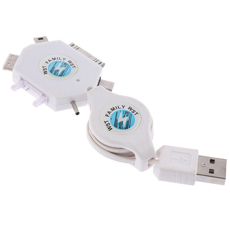 6 in1 Retractable USB data cable multifunction data cable mobile phone charg BX