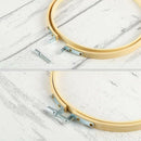 20 Pieces 3 Inch Bamboo Embroidery Hoops Round Wooden Circle Cross Stitch H Z1K1