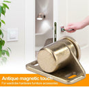 Zinc Alloy Door Stop Closer Stoppers Damper Buffer Magnet Cabinet Catch (B) A