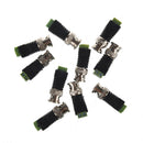 10 Pack BNC Male CCTV Coaxial Camera Adapter / Video Balun Connector X8F1