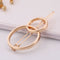Hollow Round Geometric Metal Hair Clip Ponytail Holder Hair Accessories