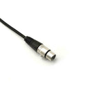 Acoustic XLR Female To Male Splitter Audio Adapter Cable With Nylon Sheath